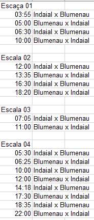 Rainha volta a operar nesta segunda-feira linha Indaial/Blumenau 2 rainha 2