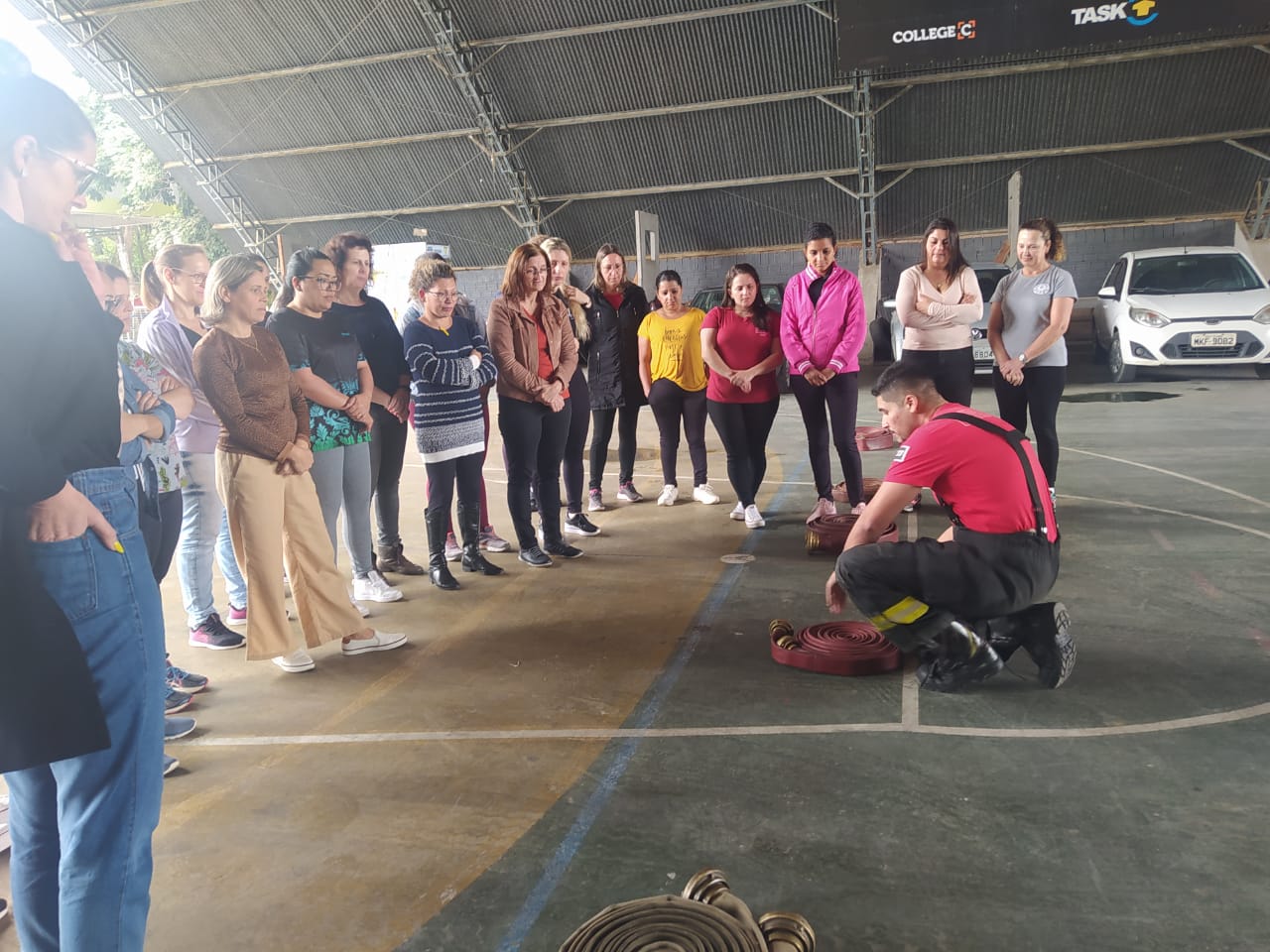 Formação sobre combate a incêndios para Profissionais da Educação Infantil de Indaial 1 IMG 20220825 WA0059