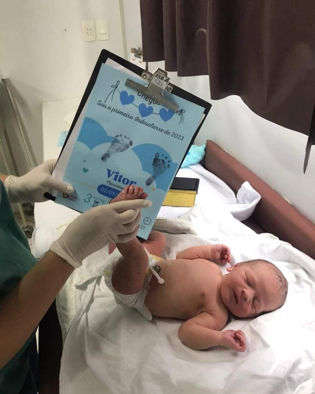 Nasceu hoje o primeiro Indaialense do ano 2023! 1 FB IMG 1672690530486
