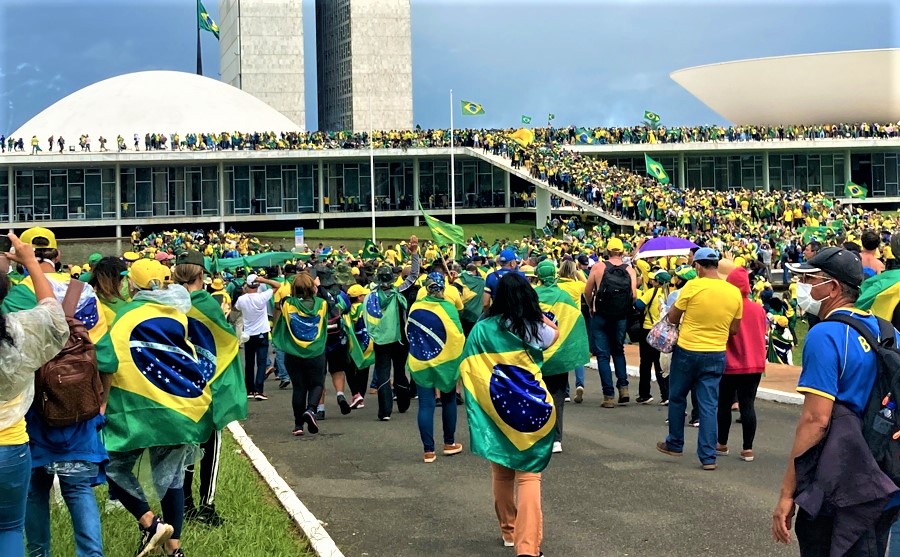 Manifestacao em Brasilia