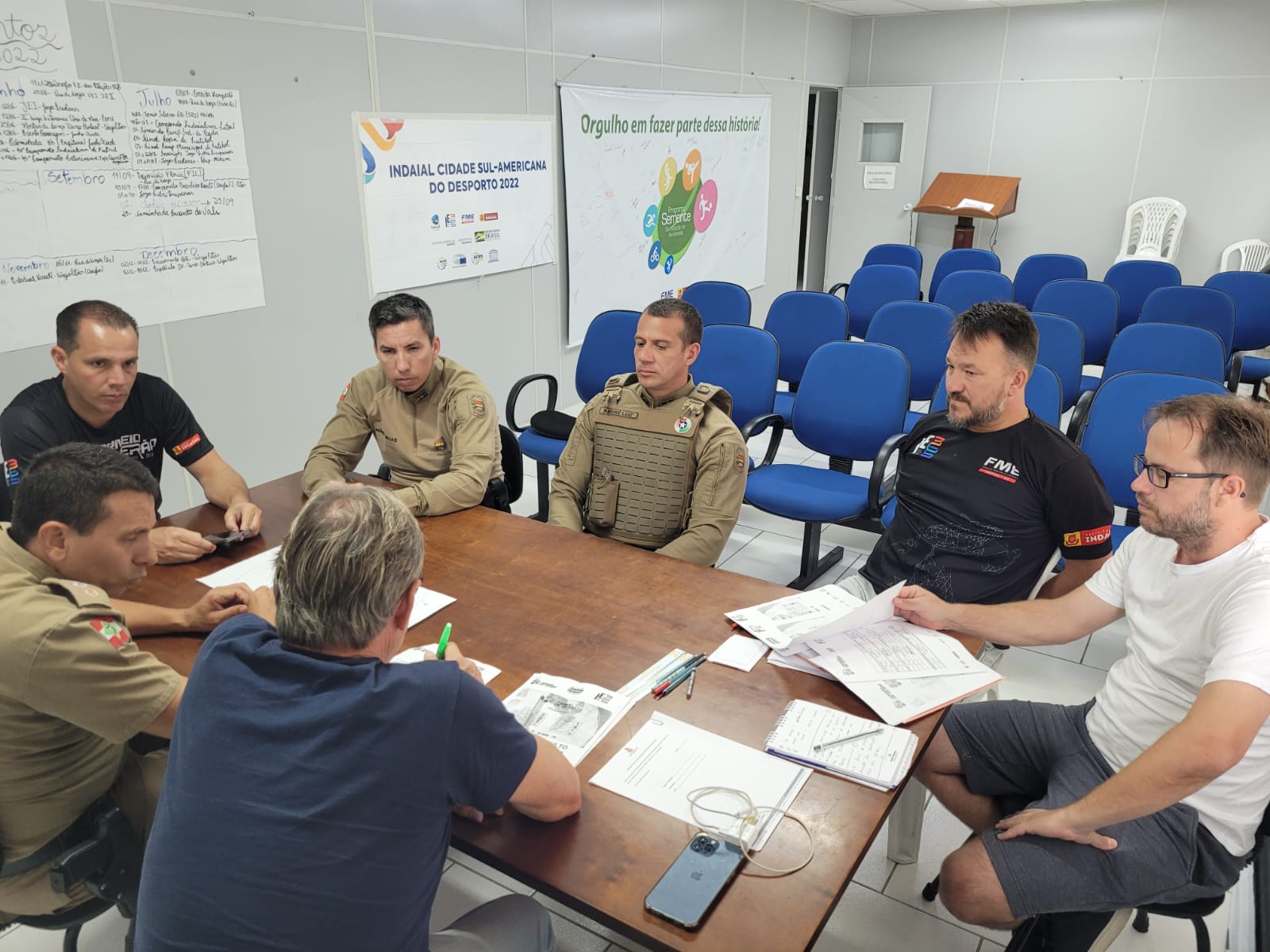 Planejamento da segurança do Torneio de Verão de Indaial 1 Torneiro de Verao Indaial 1