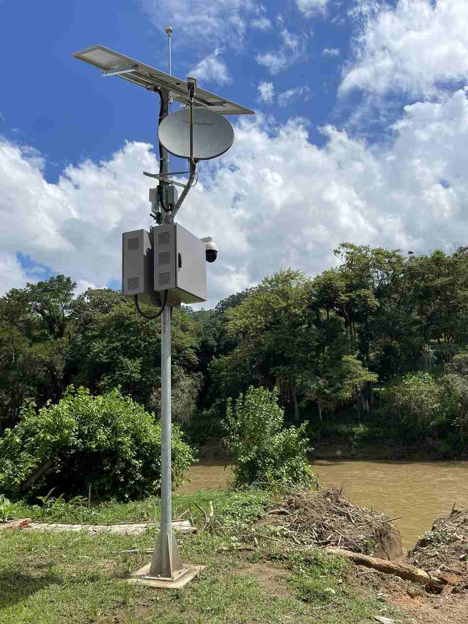 Benedito Novo instala nova estação de monitoramento hidrometeorológica 1 hidrometeorologica