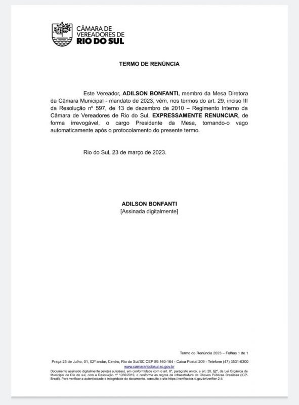 Vereador investigado renúncia afirmando que ação é em respeito ao parlamento 1 trwe 591x800 1