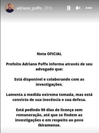 Preso em Lages, Prefeito de Ibirama pede afastamento por 90 dias 1 adriano poffo
