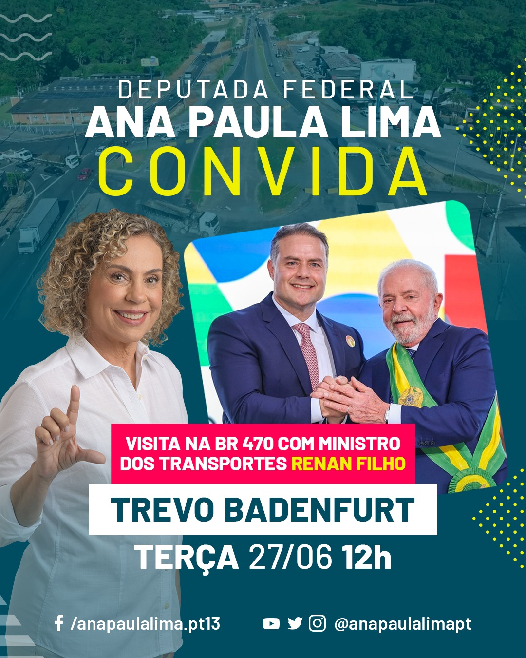 Ministro dos Transportes estará em Blumenau a convite da deputada Ana Paula Lima 1 WhatsApp Image 2023 06 26 at 10.08.33