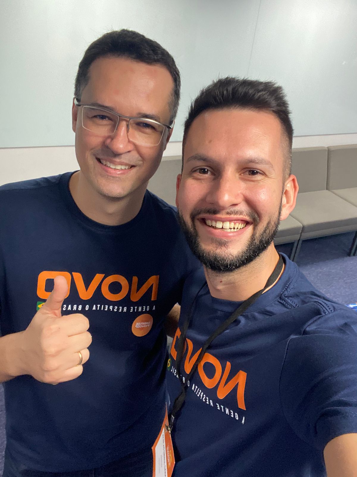 Arão Josino participa do Encontro Nacional do Novo com a filiação de Deltan Dallagnol 1 Deltan Dallagnol e Arao