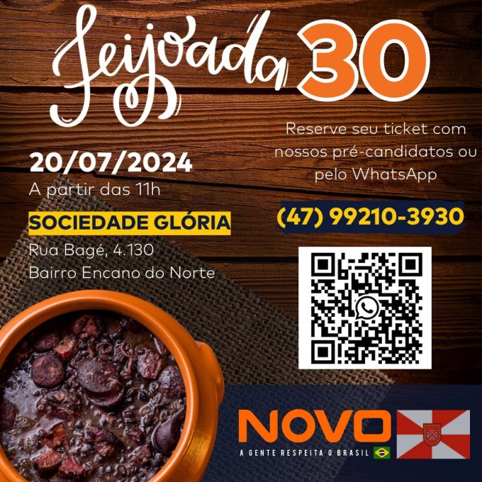 NOVO confirma Convenção para anunciar Ana Paula e Arthur Otto na disputa pela Prefeitura de Indaial. 1 WhatsApp Image 2024 07 04 at 13.23.25
