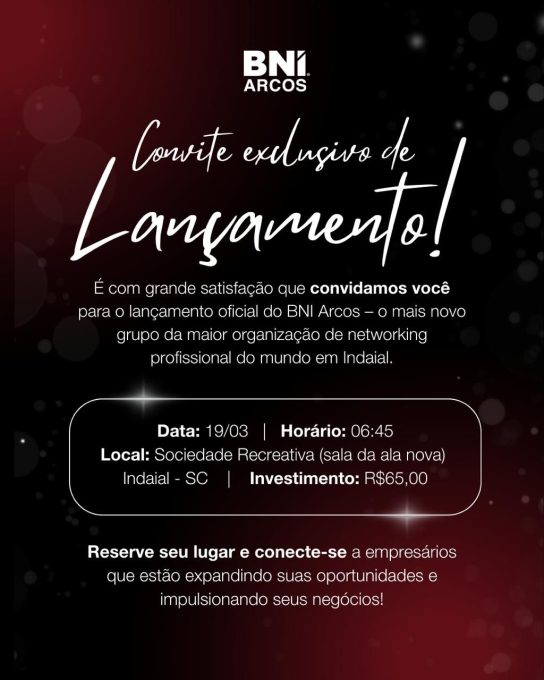 BNI ARCOS chega a Indaial para impulsionar negócios locais com networking profissional de alto nível 1 WhatsApp Image 2025 03 12 at 16.08.22