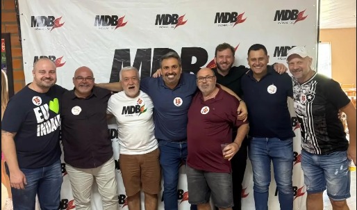 MDB DAY em clima de pré-campanha para possível eleição suplementar em Indaial 1 WhatsApp Image 2025 03 16 at 13.23.46
