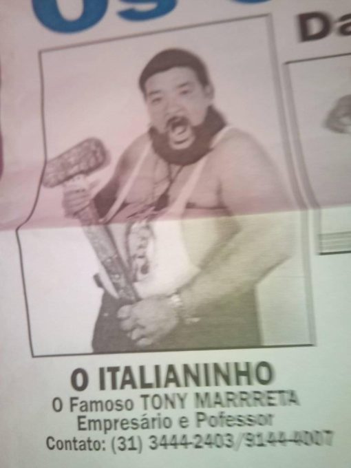 Morre Tony Marreta, lendário lutador de "Os Gigantes do Ringue", em acidente de trânsito em Ascurra 1 Tony Marreta