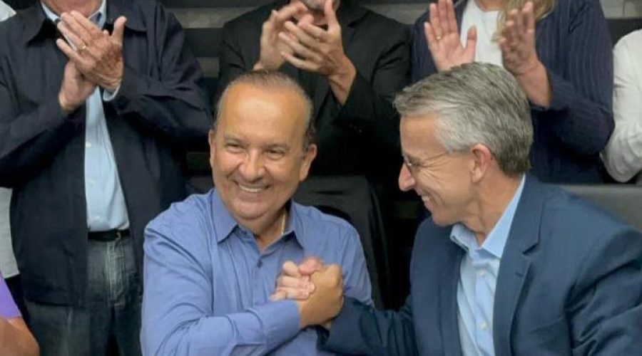 Governador Jorginho e  Mário Hildebandt