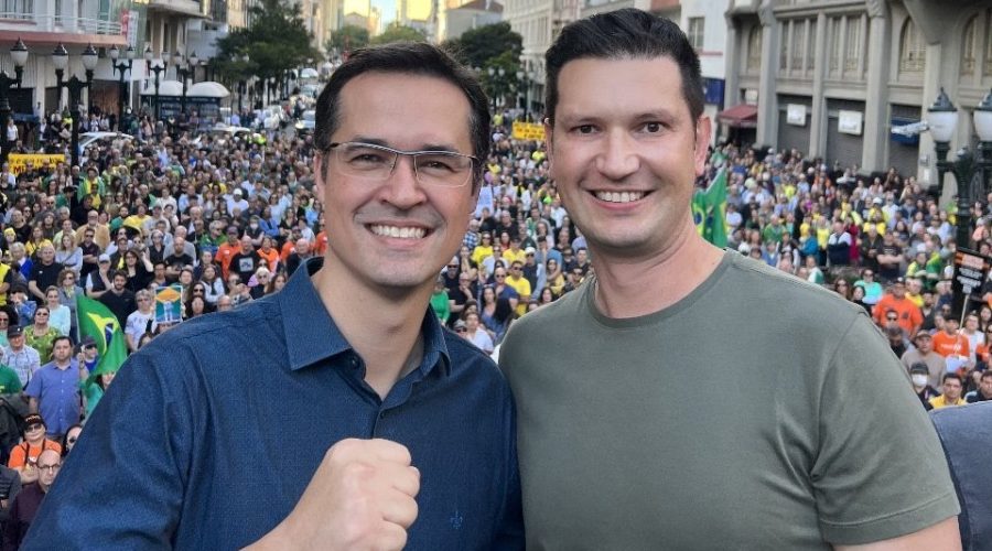 Deltan Dallagnol e o Deputado Federal Gilson Marques