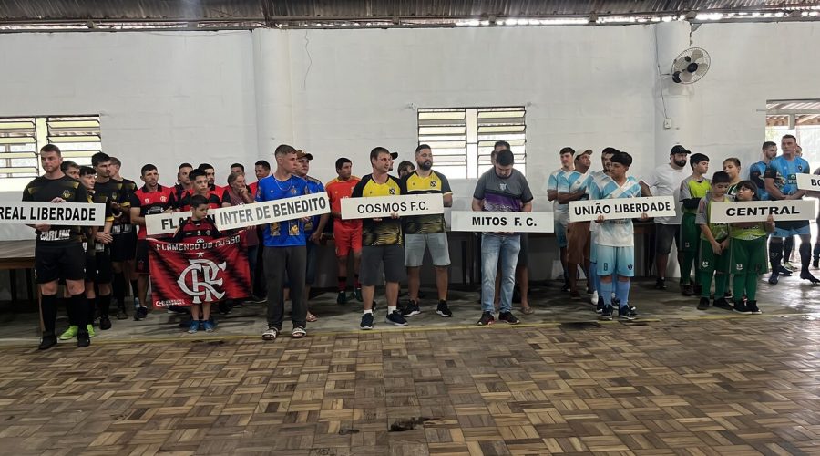 Benedito novo futebol