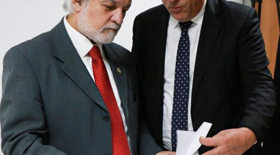 Deputado Naatz com governador em exercício- Blasi