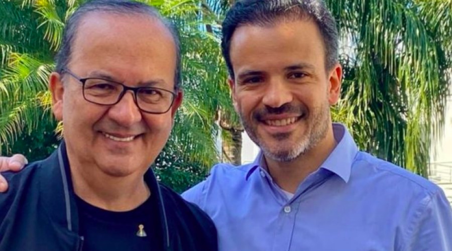 Jorginho e seu filho Felipe