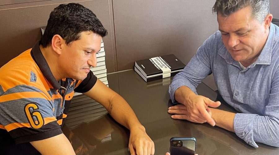 Maicon e deputado Ivan