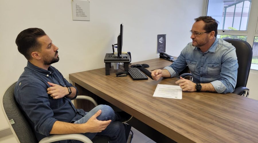 Prefeito Jorge e Vereador Flávio Buzzi