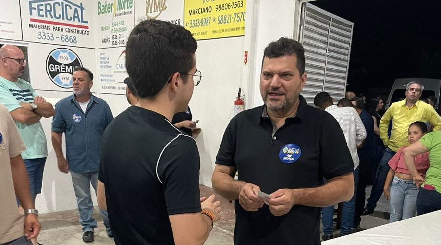Paulo Sergio  no lançamento da pré-campanha