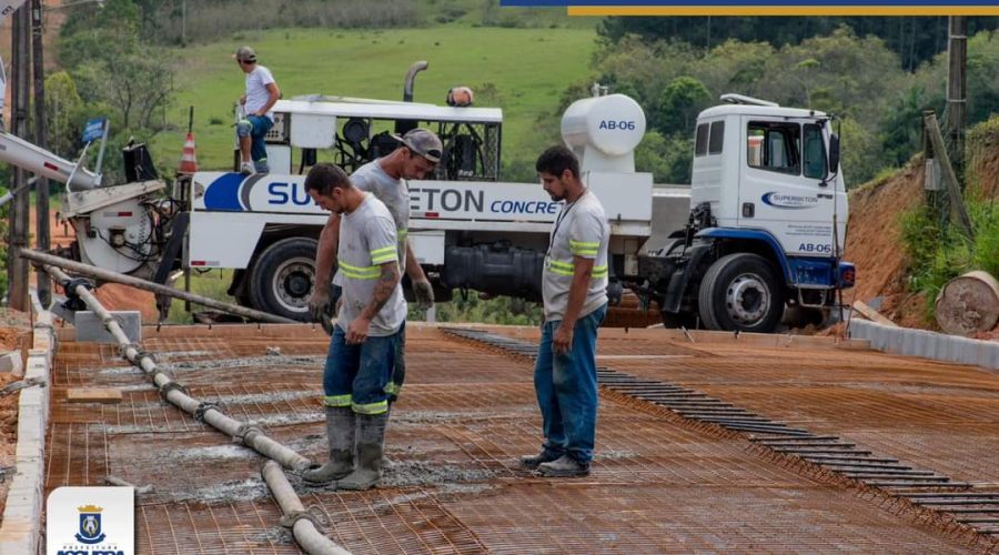 Concretagem da Rua Amabilio Luigi Merini é Adiada por Condições Climáticas