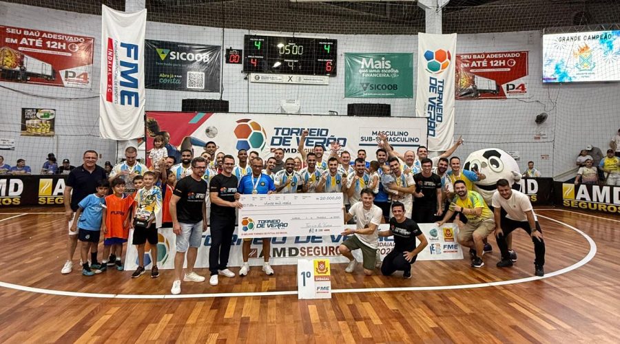 Benedito Novo Campeão Torneio de Verão de Indaial