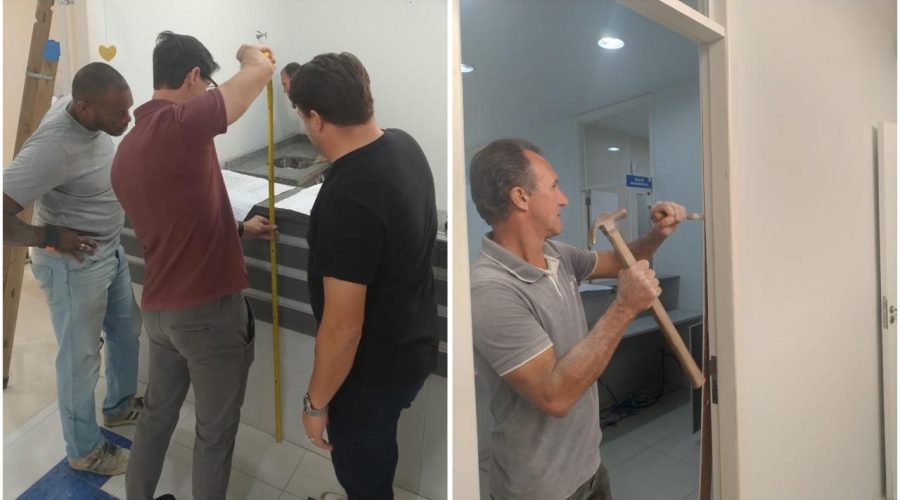 Obras na Policlínica em Timbó