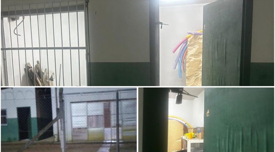 Escola arrombada em Ibirama