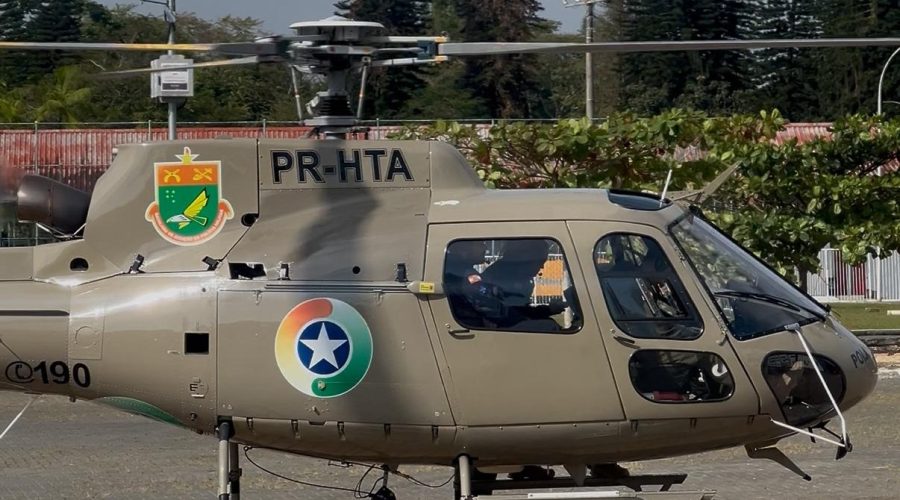 helicóptero Águia-01 da Polícia Militar